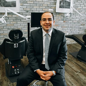 Dr. Kassas in the clinic